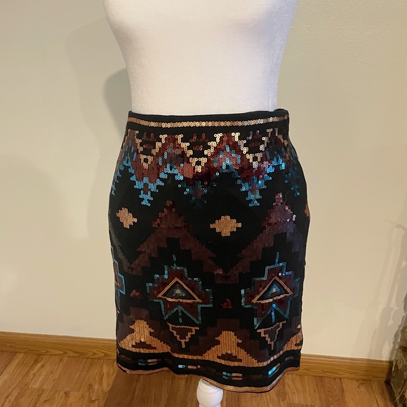 Rock 47 By Wrangler Dresses & Skirts - 3/$15!! Chic Sequin Aztec Mini Skirt - Rock 47 by Wrangler
